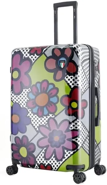 TUCCI Italy Flower Dots (20”, 24” & 28”) Hardside Suitcase Set