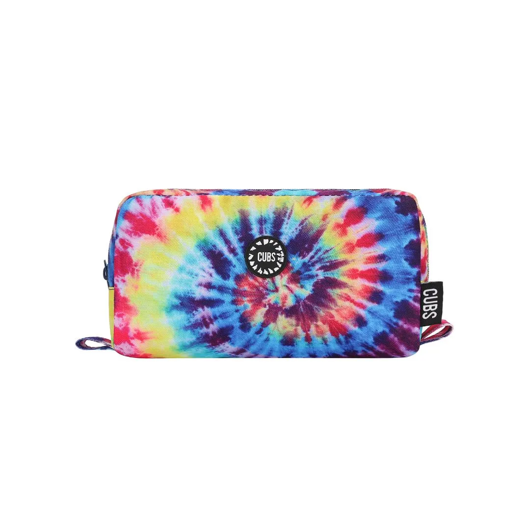 Turquoise Tie Dye Pencil Case