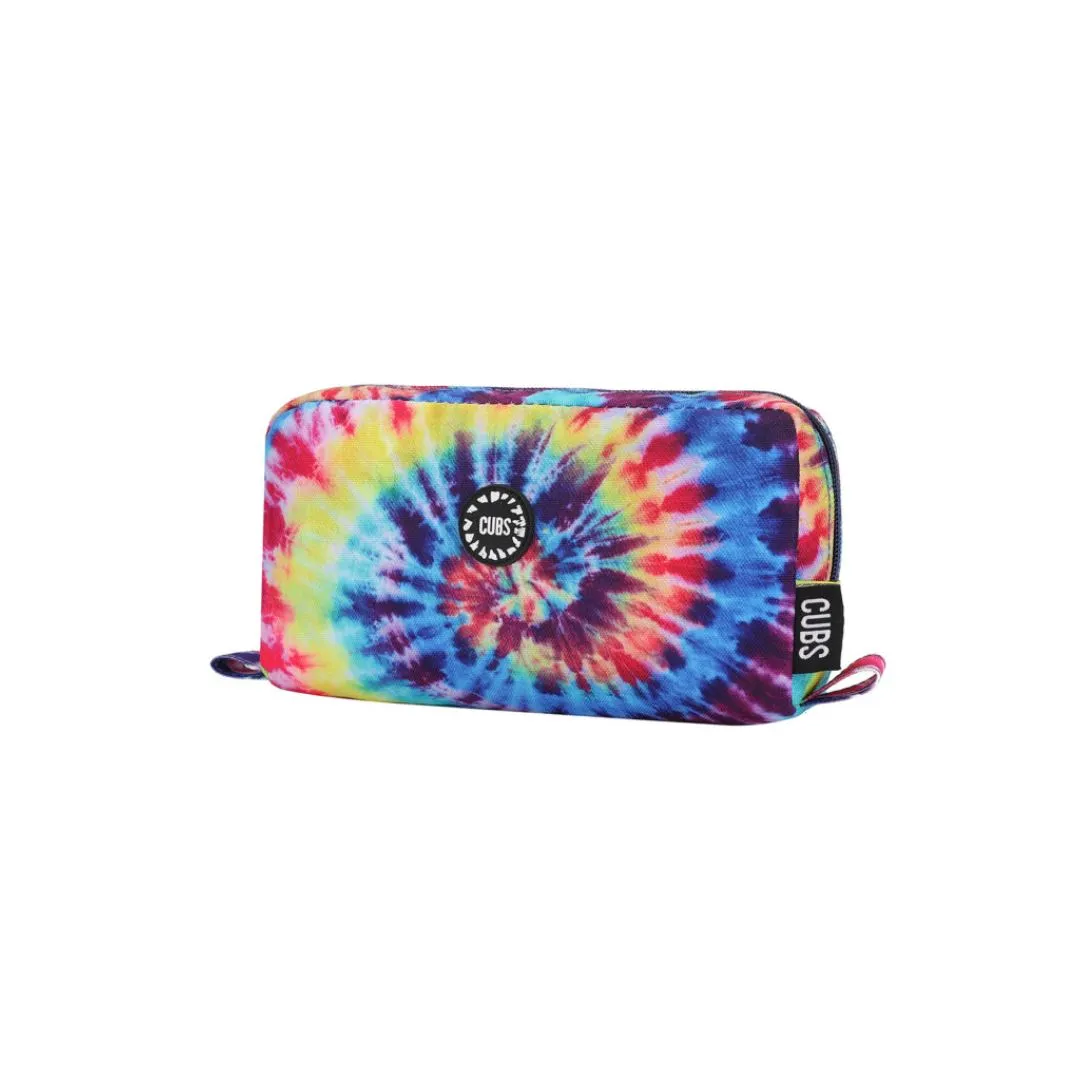 Turquoise Tie Dye Pencil Case