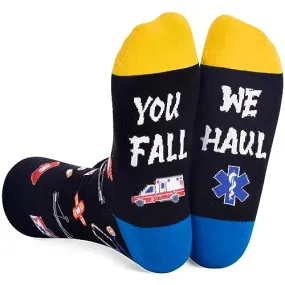 Unisex EMT Socks, Pharmacy Socks, Paramedic Socks, Physical Socks, EMT Gifts, Medical Gifts, PA Gifts, EMT Driver Gifts, Ambulance Drivers Gifts