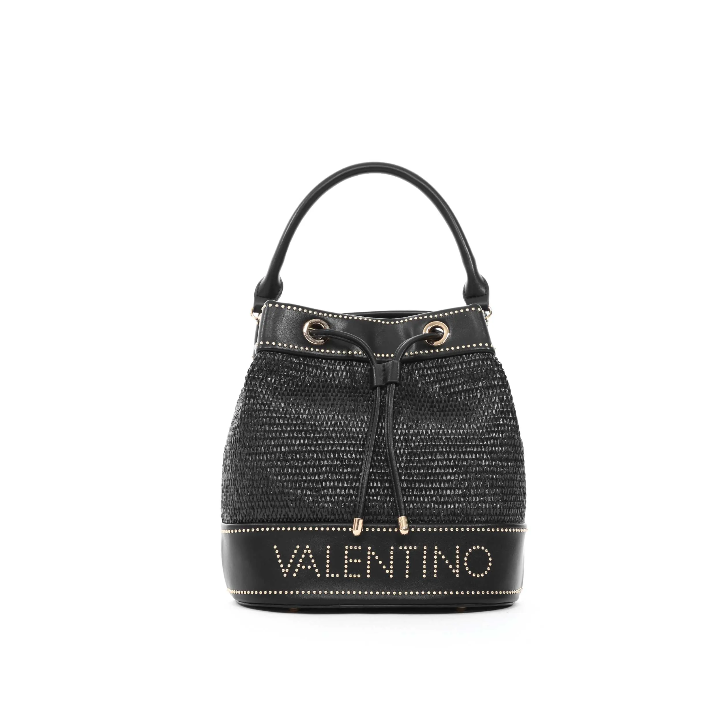 Valentino Bags Float Ladies Bucket Bag in Black