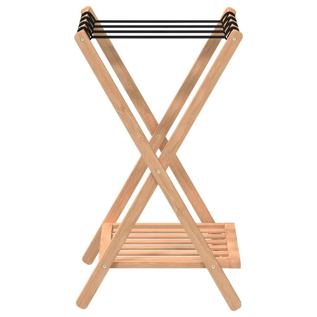 vidaXL Luggage Rack 68x38x58 cm Bamboo