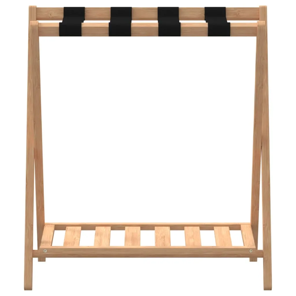 vidaXL Luggage Rack 68x38x58 cm Bamboo