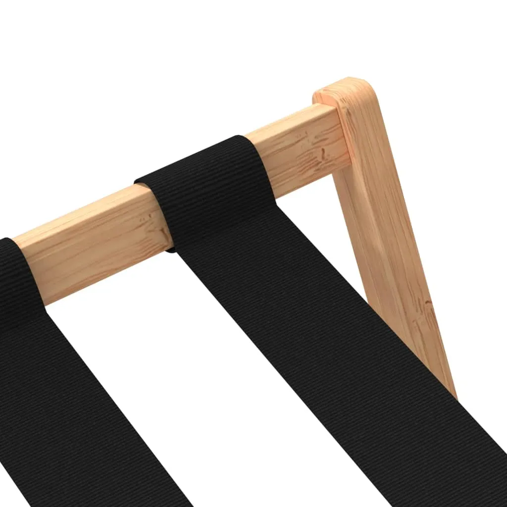 vidaXL Luggage Rack 68x38x58 cm Bamboo