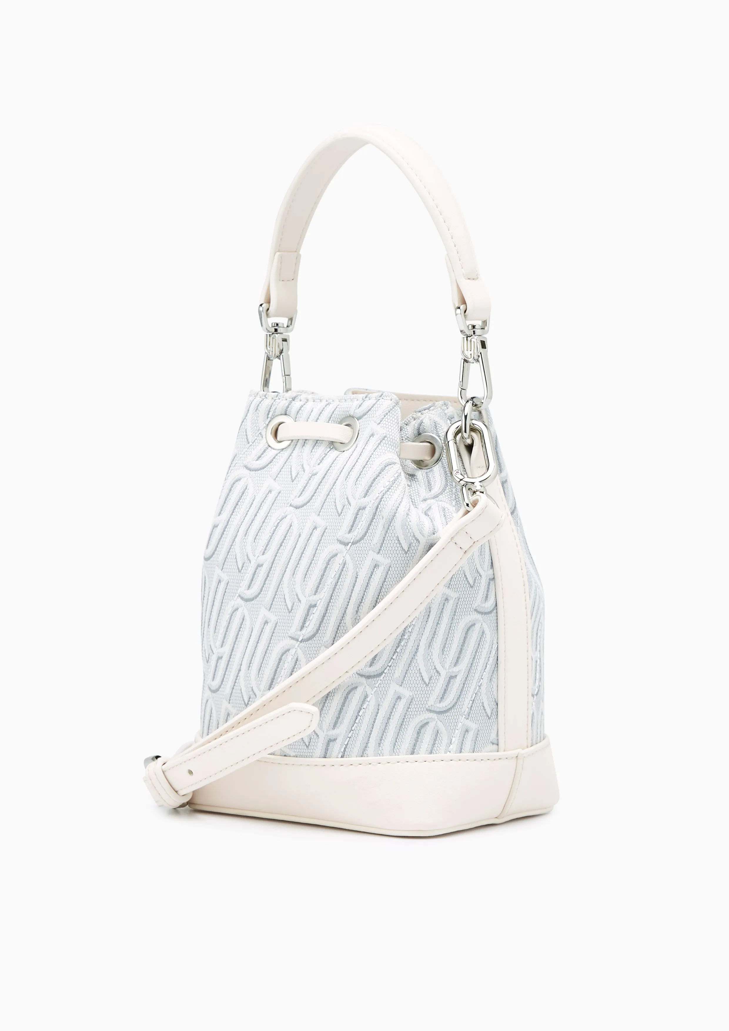 Viola Infinite Mini Bucket Bag - Light Grey