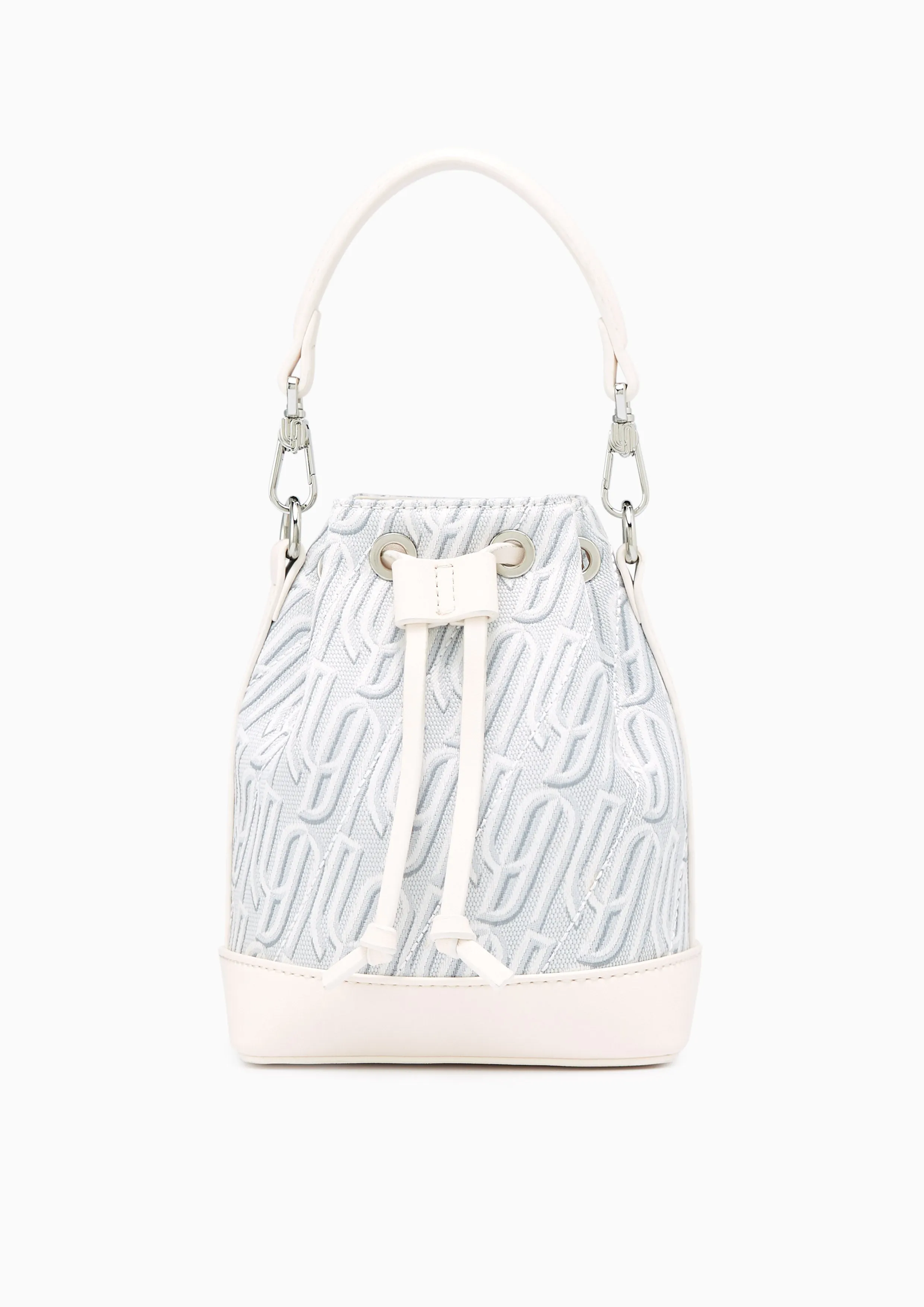 Viola Infinite Mini Bucket Bag - Light Grey