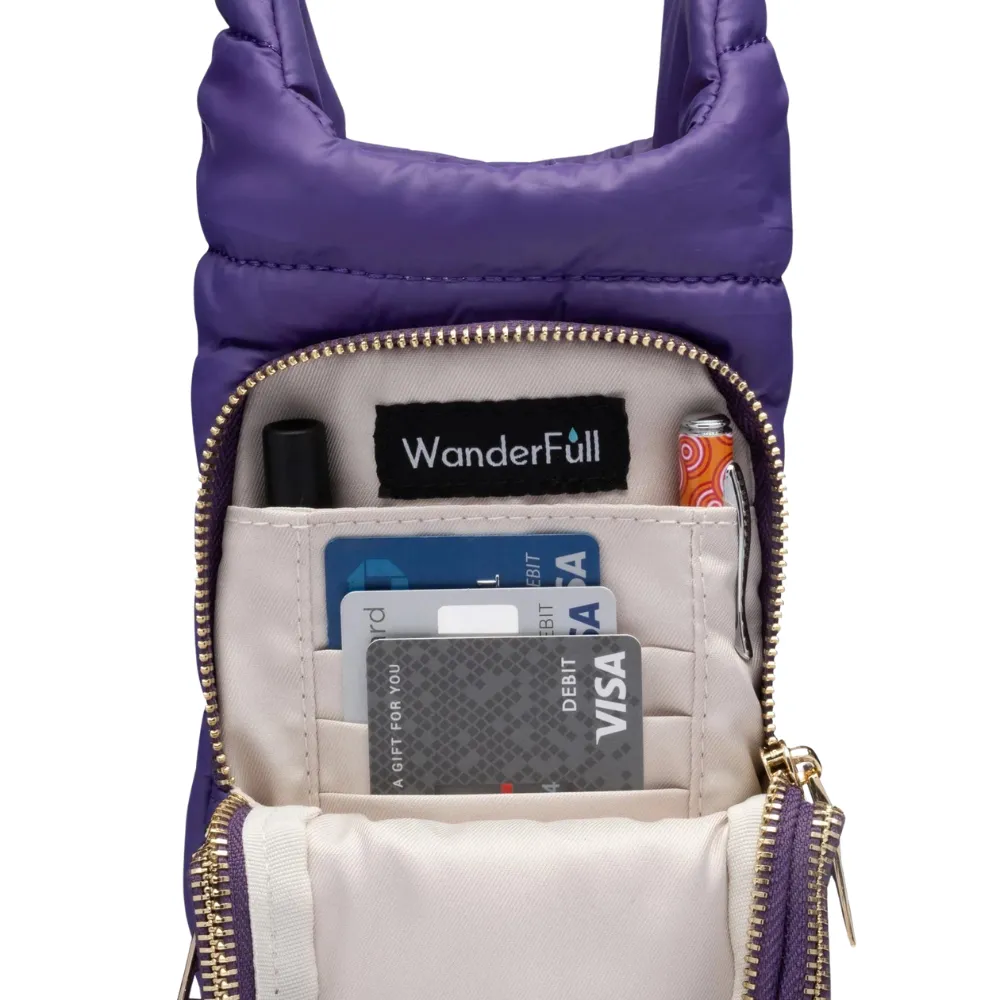 WanderFull Hydrobag Deep Violet With Matching Solid Strap