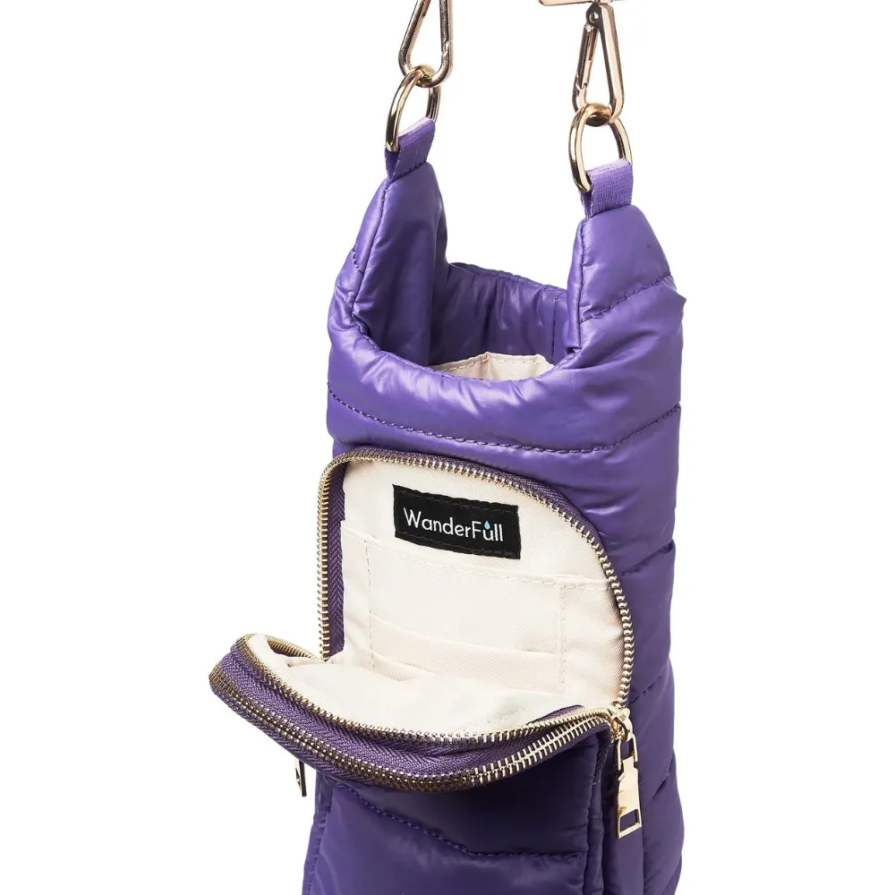 WanderFull Hydrobag Deep Violet With Matching Solid Strap