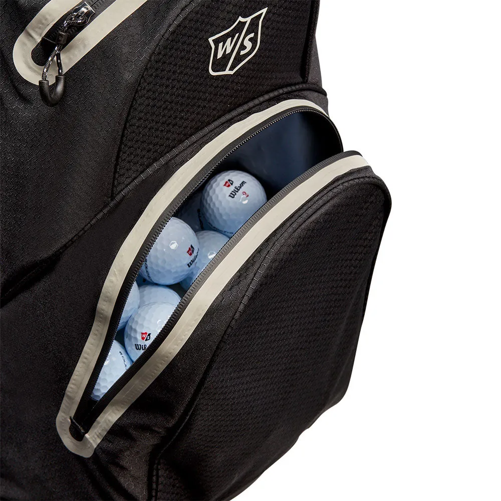 Wilson Exo Dry Waterproof Cart Bag - Navy/Red/White