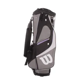 Wilson Second Hand Cart Bag - Black/Grey/Purple