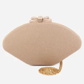 Women "GADOT" Patent Clutch with Gold Chain