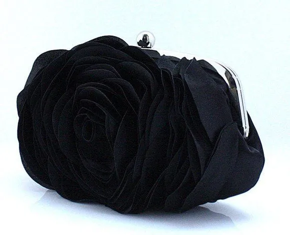 Women's Fashion Flower Clutch Wedding Bag