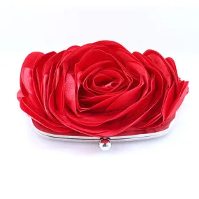 Women's Fashion Flower Clutch Wedding Bag