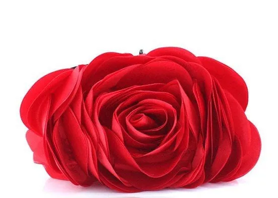 Women's Fashion Flower Clutch Wedding Bag