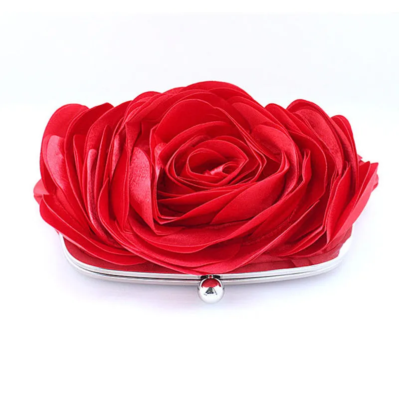 Women's Fashion Flower Clutch Wedding Bag