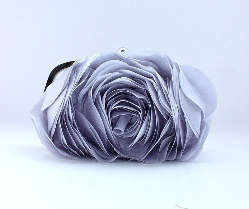 Women's Fashion Flower Clutch Wedding Bag