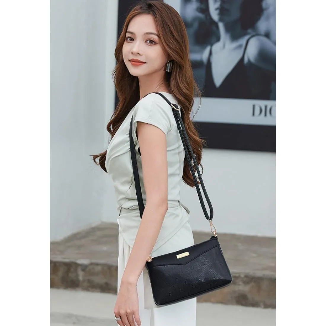 Women's Monogram Sling Bag / Crossbody Bag - BXU 550