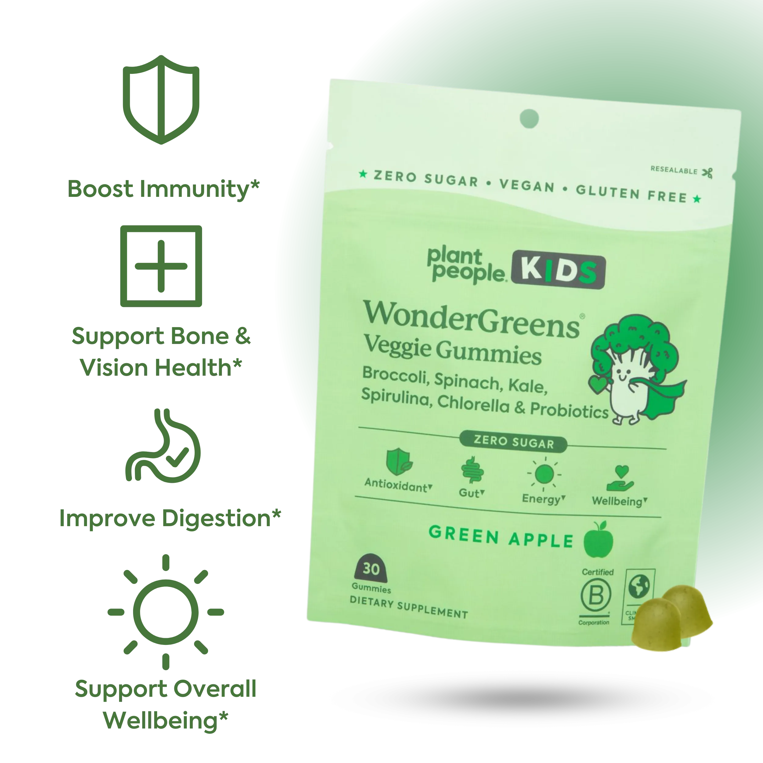 WonderGreens KIDS Veggie Gummies