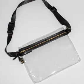 Zina Kao Exclusives - Large Clear Stadium Bag (Jet Black)